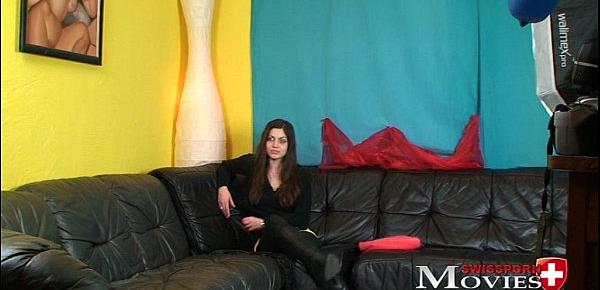  Porn Interview with Teen-Model Cleopatra 18y in Zürich